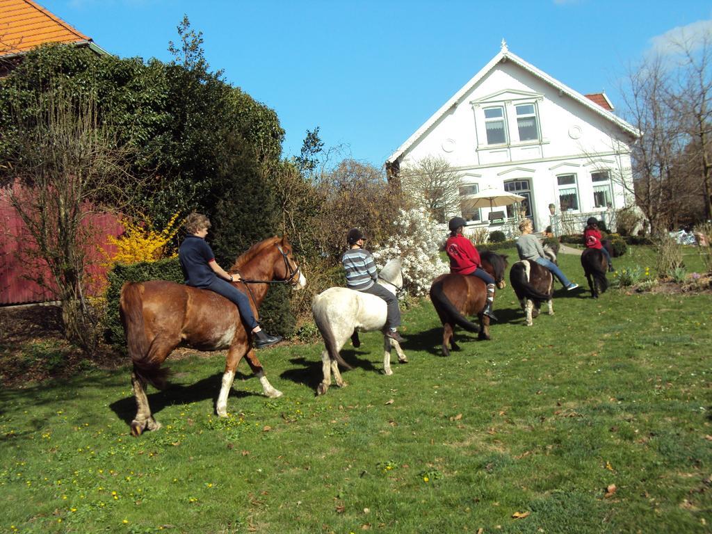 Farm Stay Hof Auf Der Wurp Harrierwurp Bagian luar foto